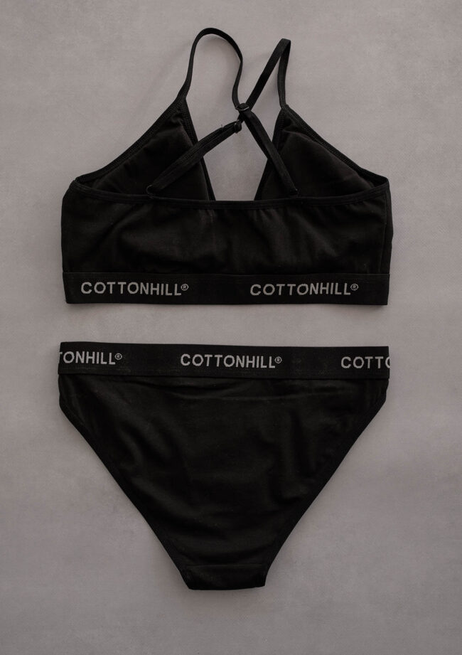 Dvodjelni set CottonEase - crni - Slika 2