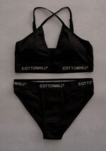 Dvodjelni set CottonEase - crni