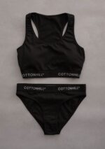 Dvodjelni set CottonComfy - crni