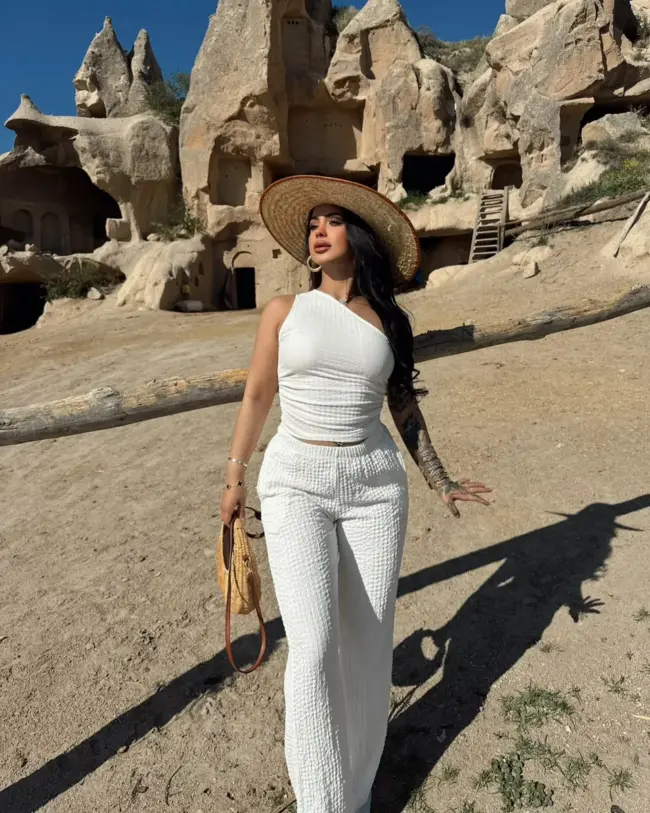 Dvodjelni set Ezra - bijeli - Slika 5