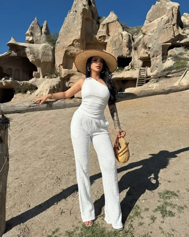 Dvodjelni set Ezra - bijeli - Slika 2