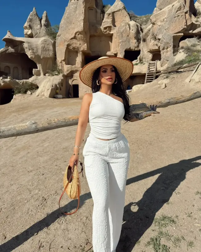 Dvodjelni set Ezra - bijeli - Slika 3