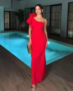 Maxi haljina Zendaya - crvena - Slika 4