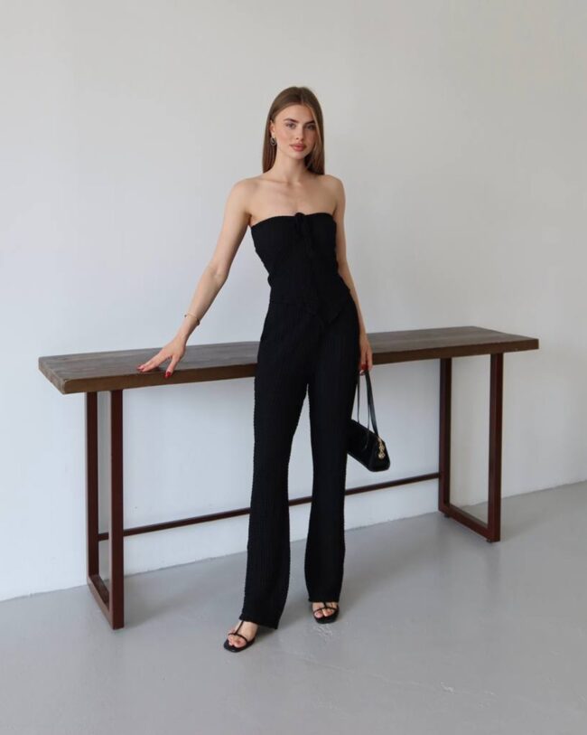 Dvodjelni set Dora - crni - Slika 6