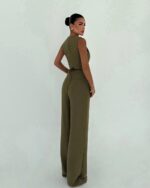 Dvodjelni set Zaika  - maslinasti - Slika 3