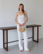 Dvodjelni set Dora - bijeli - Slika 3