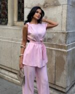 Dvodjelni set Olenna - rozi - Slika 2