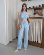 Dvodjelni set Una - baby plavi - Slika 3