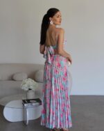 Midi haljina Henrietta - plava - Slika 2