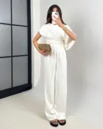 Dvodjelni set Mochi - cream bijeli - Slika 2