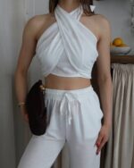 Dvodjelni set Una - bijeli - Slika 8