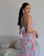 Midi haljina Henrietta - plava - Slika 6