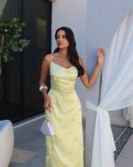 Midi haljina Jamilla - žuta - Slika 5