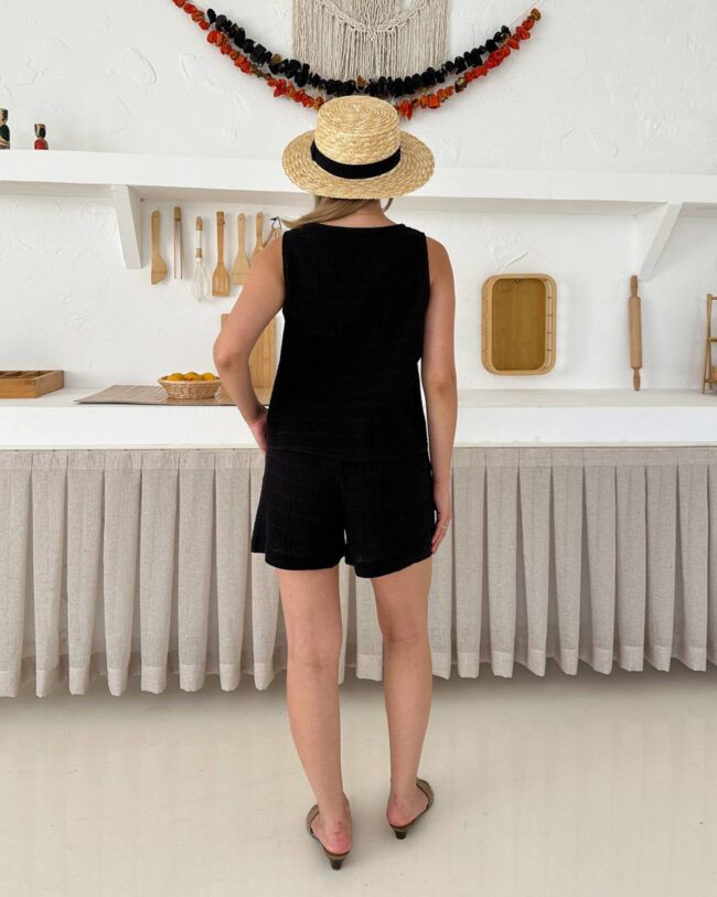 Dvodjelni set Jonna - crni - Slika 4