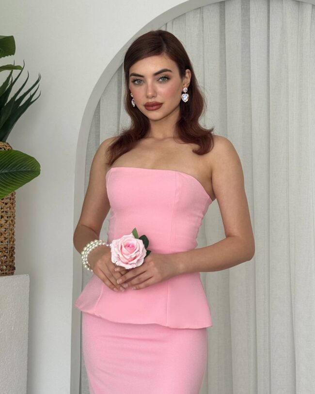 Dvodjelni set Keyla - rozi - Slika 4