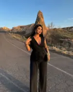 Dvodjelni set -odijelo- Linda - crni - Slika 3