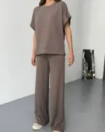 Dvodjelni set Jade - tamnobež - Slika 2