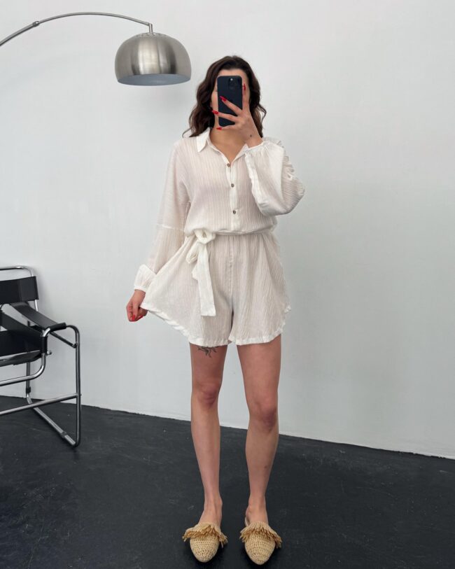 Kombinezon Kaylee  - cream bijeli - Slika 2