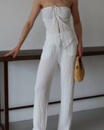 Dvodjelni set Dora - bijeli - Slika 2