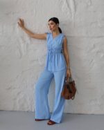 Dvodjelni set Anais - plavi - Slika 3