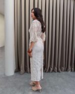 Midi haljina Goldie - cream - Slika 6