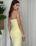 Dvodjelni set Keyla - žuti - Slika 6