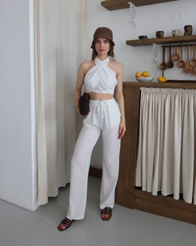 Dvodjelni set Una - bijeli - Slika 2