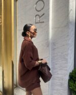 Dvodjelni set Iva  - smeđi - Slika 3