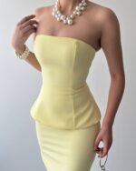 Dvodjelni set Keyla - žuti - Slika 5