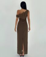 Maxi haljina Clea - smeđa - Slika 3
