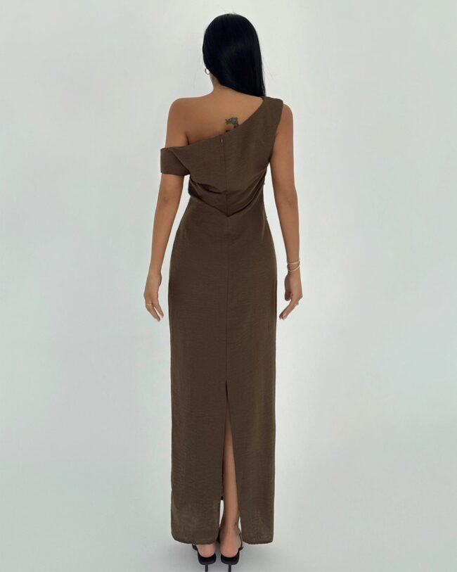 Maxi haljina Clea - smeđa - Slika 3