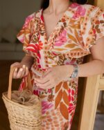 Midi haljina Paloma  - narandžasta - Slika 3