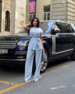 Dvodjelni set Olenna - baby plavi - Slika 4