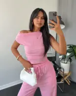 Dvodjelni set Piera - rozi - Slika 2