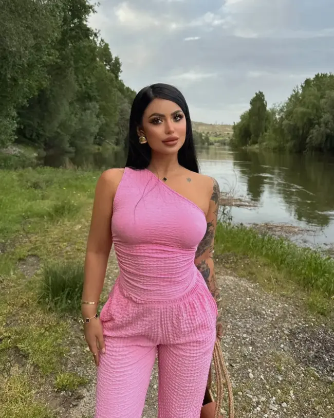 Dvodjelni set Ezra - rozi - Slika 2