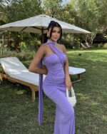 Maxi haljina Tia - ljubičasta - Slika 4