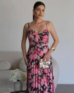 Midi haljina Henrietta - crna - Slika 3