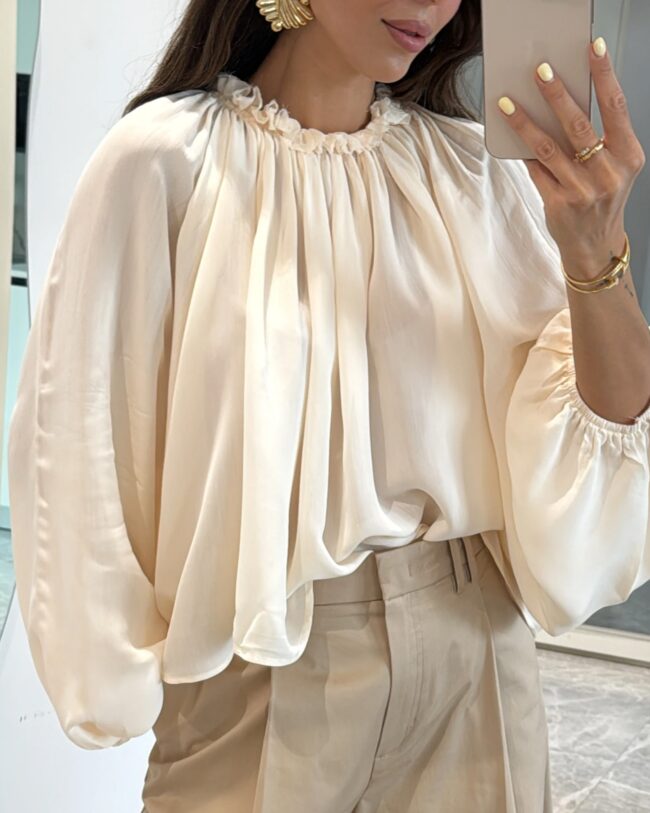 Košulja/bluza Rosier - bež - Slika 2