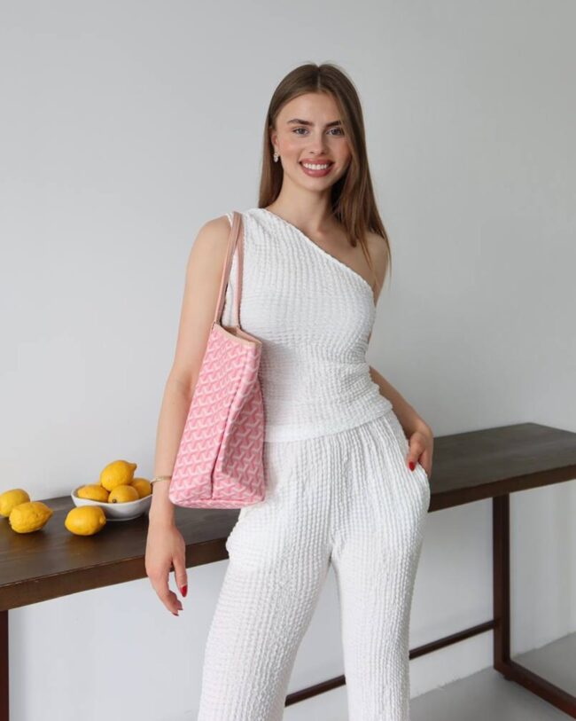 Dvodjelni set Jana - bijeli - Slika 2