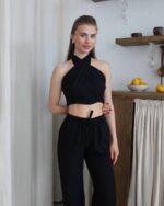 Dvodjelni set Una - crni - Slika 4