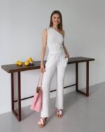 Dvodjelni set Jana - bijeli - Slika 6