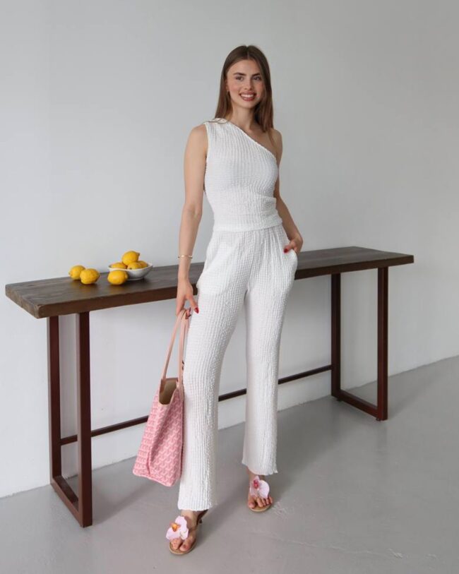 Dvodjelni set Jana - bijeli - Slika 6