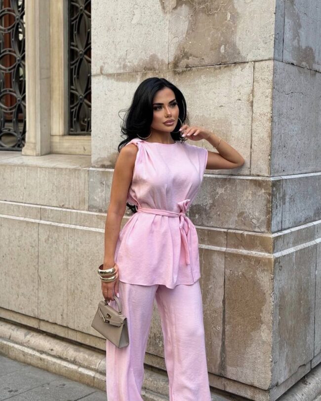 Dvodjelni set Olenna - rozi - Slika 3