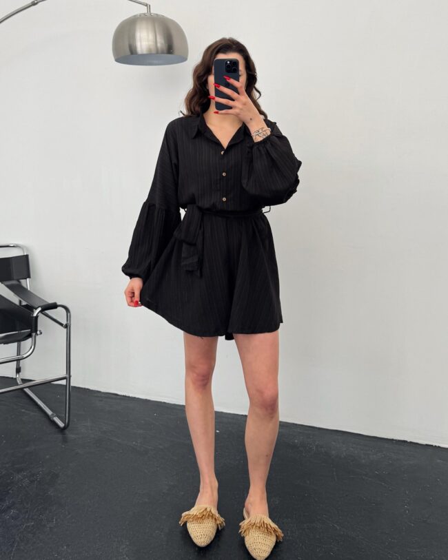 Kombinezon Kaylee  - crni - Slika 2