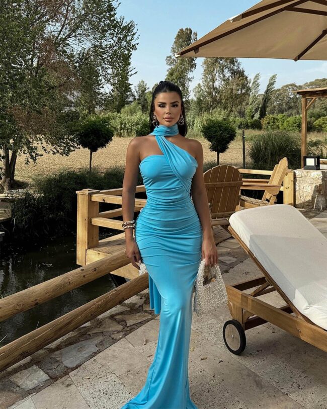 Maxi haljina Tia - plava - Slika 2