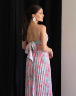 Midi haljina Henrietta - plava - Slika 5