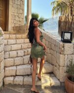 Mini haljina Nateba - zelena - Slika 5