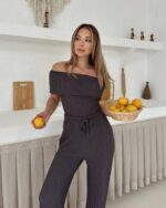 Dvodjelni set Lora - antracit - Slika 3