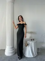 Maxi haljina Amara - crna - Slika 5