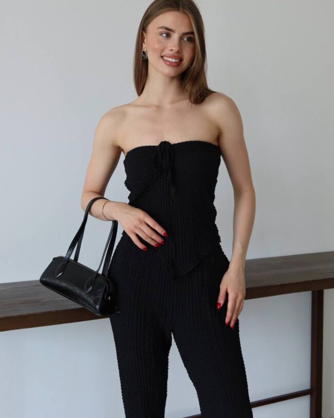 Dvodjelni set Dora - crni - Slika 7